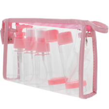  Pink Pp Travel Bottle Kit Silicone Lotion Tubes Toiletry Bottles