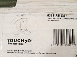 Grifo de baño Delta 538T-RB-DST Lahara Touch2O en bronce veneciano - Imagen 1 de 2