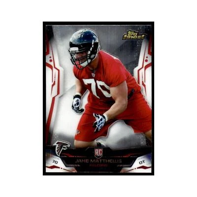 2014 Finest Jake Matthews RC Football Cards #136 - Image 1 of 3