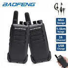 2 x Baofeng BF-R5 Walkie Talkie UHF 400-470Mhz Two Way Ham High Power Radio US