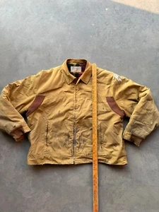 Vintage 60s Sun Faded Thrashed Painter Hunting Jacket Men’s Flannel Line Size L - Picture 1 of 12