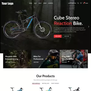 Bikes Shop Webdesign mit kostenlosem VPS Webhosting und Installation - Bild 1 von 5