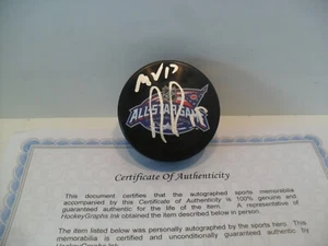Ryan Johansen Autographed Signed 2015 NHL All Star Game Puck COA Inscribed MVP - Picture 1 of 1