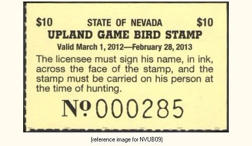 D2K Nevada Upland Game 2012 $10.00 - Image 1 of 1