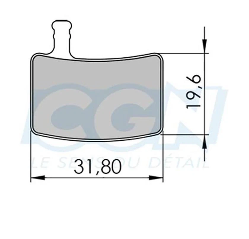Paire plaquettes frein vtt 18 clarks sintered hayes stroker trail/gram/carbon - Photo 1/1