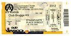 Ticket BEL KV Kortrijk - Club Brügge 08.04.2012