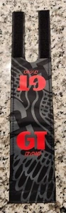 GT BICYCLES BMX Nylon Stem Pad ( NEW ) BLACK & RED - Picture 1 of 3