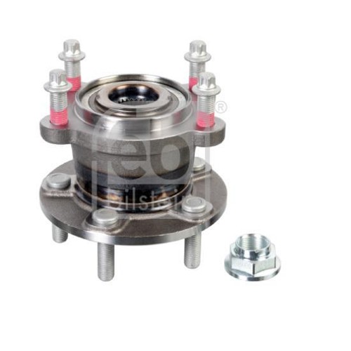 14250 FEBI BILSTEIN Kit de roulement de roue avec écrou d’essieu, avec