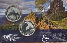 Australien Koala + Kookaburra je 1 oz Silber 2013, Uncirculated  (7248)