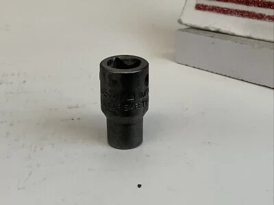 Snap On IMTM8, 1/4 Drive 1/4in. 6pt SAE Socket, Dark Finish, 1988 Date Code, USA - Image 1 of 4