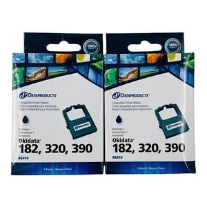 2 Count Dataproducts R6010 Compatible Black Printer Ribbon - Afbeelding 1 van 8