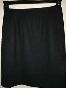 GANTOS BLACK WOOL SKIRT WITH LINING SIZE 6 - Picture 1 of 2