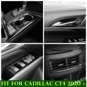 Accesorios botón elevador ventana/manija moldura para Cadillac CT4 2020-2024 negro - Imagen 1 de 19