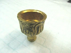 2 Vintage European Design Brass Socket & Candle Holder Cups Chandelier part # 4 - Picture 1 of 10