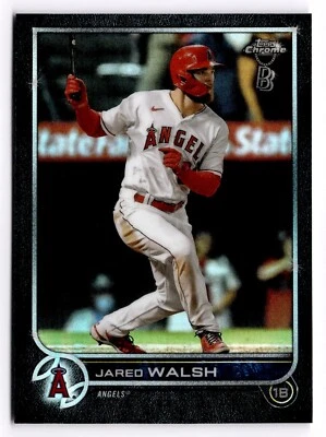2022 Topps Chrome Ben Baller Jared Walsh #24 Angels - Image 1 of 3