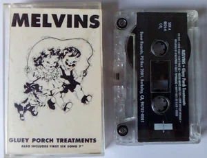 MELVINS GLUEY PORCH/SIX SONGS CASSETTE BONER RARE grunge nirvana mudhoney amrep - Picture 1 of 7