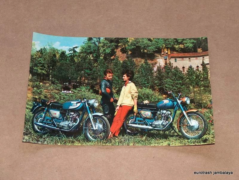 Postal Ducati 250 vintage Diana Monza bisel nos único Franco Farne Foto 1 de 1