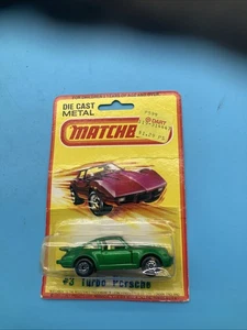 Matchbox 3 Turbo Porsche Black Base New - Picture 1 of 3
