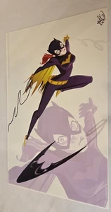 BATGIRL ZEICHNUNG DRUCK PORTRAIT SKIZZE DC BATGIRL DRUCK KUNST WOHNDEKO signiert Abe - Bild 1 von 7