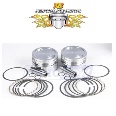 KB Cast Piston Set for 2009-2020 Harley Davidson XL883N Iron 883 - Engine jp Foto 1 de 4