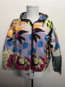GORMAN | Tropical Colourful Raincoat Jacket | Size S/M - Picture 1 of 12