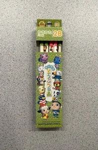 VERY RARE 2005 Nintendo Mitsubishi Japanese Animal Crossing 5 New Pencils In Box - Picture 1 of 7