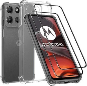 Funda de alimentación de gel de silicona transparente a prueba de golpes para teléfono Motorola Moto G56 / G86 - Imagen 1 de 12