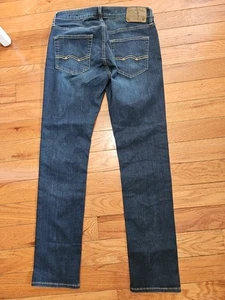 American Eagle Extreme Flex Skinny Men's Jeans Blue Dark Wash Size 32x32 - Picture 1 of 18