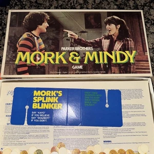 Mork and Mindy Gioco da Tavolo Parker Brothers Vintage Buone Condizioni 1979 Retro TV - Foto 1 di 10
