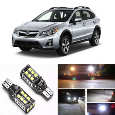 2件装白色T15 LED灯泡适用于斯巴鲁XV Crosstrek 2013-2017备用反向灯 — 第 1/4 张图片