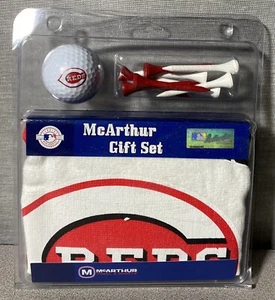 McArthur MLB Cincinnati Reds Golf Pro Gift Set Includes Towel, Tees & Ball - Picture 1 of 2