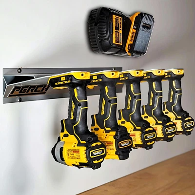 Portaherramientas para Dewalt 20V - 60V | Monta de forma segura 5 herramientas inalámbricas | Unive Foto 1 de 4