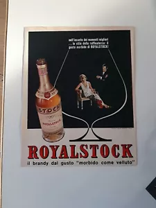 Vintage PUBBLICITÀ ROYAL STOCK da giornale ESPRESSO 1968 Clipping ADV - Foto 1 di 1