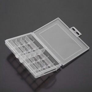 Useful 1x Hard Plastic Battery Case Box Holder Storage for 10 AA/AAA Batteries 