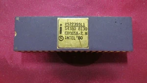 Vintage New Intel C8085A-2 5MHz MCS-85 Family IC/CPU/Processor Purple/Gold Lot 1 - Picture 1 of 4