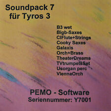 PEMO Software Soundpack 7 für Yamaha Genos, Tyros 2,3,4,5, PSR770,775,970,975...