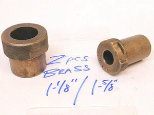 2 piezas usadas. BUJES DE TALADRO DE LATÓN USADOS - Imagen 1 de 1