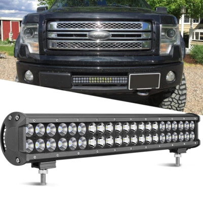 Combo de barra de luz de trabajo recta parachoques inferior LED de 20 pulgadas para Ford F150 Foto 1 de 4