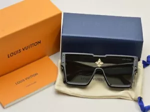 LOUIS VUITTON Cyclone Sonnenbrille Acetat Gestell Schwarz Gold Z1578E - Bild 1 von 9
