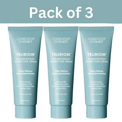 3 X Conscious Chemist Kojic Acid Face Cream For Anti Pigmentation & Dark Spots