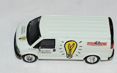 Furgoneta Johnny Lightning Monopoly White Electric Company 2000, hecha en China Foto 1 de 4