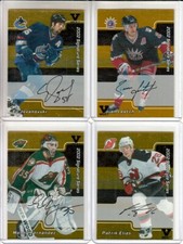  2001-02 BAP Signature Series Autographs Gold #187 Manny Fernandez VAULT STAMP