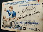 RARE".1938" 2 francs "avec 14 timbres antituberculeux"12ème campagne Paris.