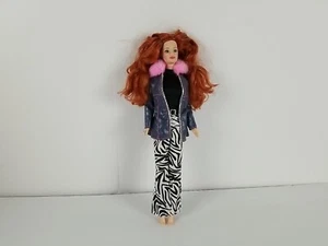 VTG 1991 Kay Bee Barbie W/ Jacket And Zebra Pants Trend City Fashion #20692.  - Picture 1 of 14