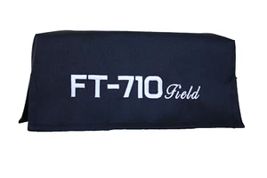 Osłona przeciwpyłowa do radia szynki FT-710 FIELD haftowana przednia i tylna klapa do kabli - Zdjęcie 1 z 10