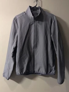 Theory Lightweight Men's Small Gray Johan Neoteric Full Zip Minimal Jacket - Picture 1 of 9
