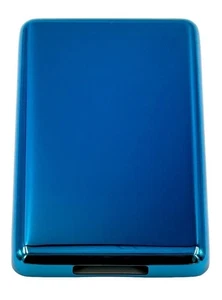 Ersatz Rückplatte Apple iPod Classic 6. 7. Gehäuse hinten dünn blau leer - Bild 1 von 1