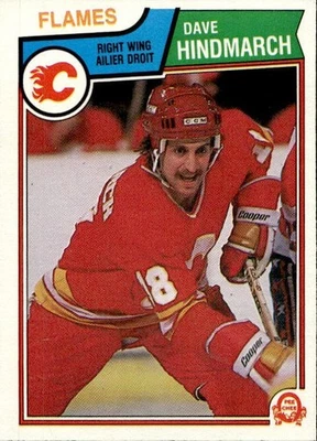 1983-84 O-Pee-Chee SET BREAK #82 Dave Hindmarch RC Rookie NMMT - Image 1 of 2