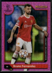Mojo rosa Bruno Fernandes 2021-22 cromo Merlín UEFA #/275 - Imagen 1 de 2