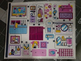 Sticker Sheet For Friends Lego Set 41314 Stephanie's House PN-31847 